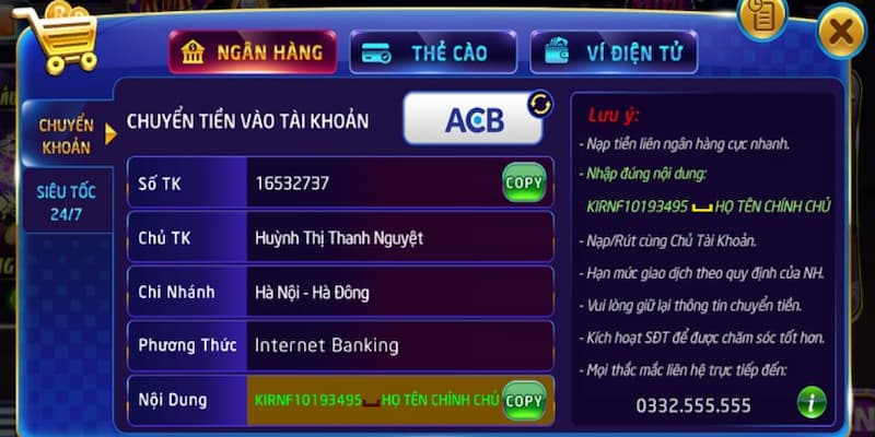 Rút Tiền Rikvip Xác nhận thông tin và tiến hành rút tiền